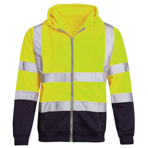 Áo khoác nỉ phản quang cỡ lớn giá rẻ, in logo tùy chỉnh, dành cho nam nữ, có túi - Product Image 2