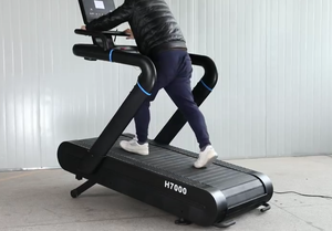 Slat thương mại Máy chạy bộ cho phòng tập thể dục sử dụng AC cơ giới Máy chạy bộ woodway Máy chạy bộ với sức đề kháng với wifi màn hình cảm ứng giao diện điều khiển - Product Image 6