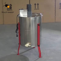 Extracteur de miel Machine Centrifugeuse à miel Extracteur de miel électrique 4 cadres