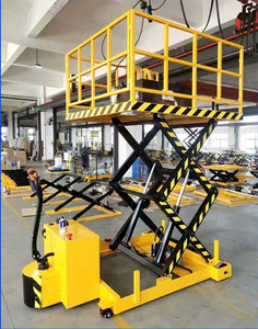 1 Ton Electric Chain Steel Platform Single Faced Pallets New Double <strong>Rail</strong> 720mm High Lifting <strong>Trolley</strong> - Product Image 5