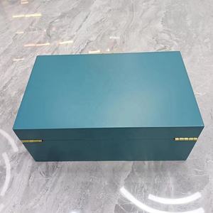 Caja de Joyería de Madera de Estilo Americano, Lujosa y Elegante, con Acabado Mate para Anillos, Collares y Pulseras, Almacenamiento con Logotipo Personalizado - Product Image 2