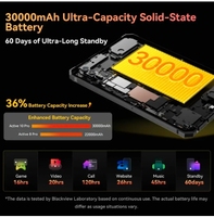 Tablettes robustes Blackview Active 10 Pro 5G 11 pouces Écran FHD+ 12 Go 256 Go/512 Go Android 14 Batterie 30000 mAh Appareil photo 108 MP MTK 7300