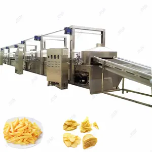 Linha completa de batatas fritas comerciais automáticas para fazer batatas fritas preço da máquina