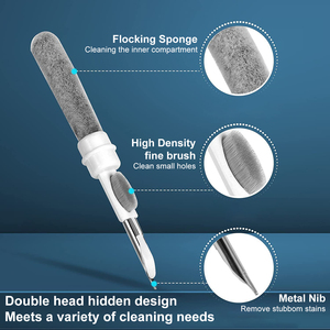 Kit de nettoyage multifonctionnel 3 en 1 pour écouteurs, clavier, écouteurs sans fil, boîte de charge, brosse nettoyante pour Airdot <span class=keywords><strong>Pro</strong></span> - Product Image 6