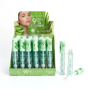 Grosir 2023 Harga murah baru 99% pelembap bibir organik Aloe Vera lipstik Lip gloss transparan pelembap tahan lama