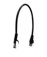 Pabrik OEM Cat5E Cat6 Cat6A Cat7 Cat8 Ethernet UTP FTP 0.5 m 1m Cat6 kabel Patch ramping Cat6 kabel Patch