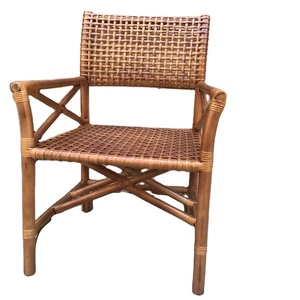 Silla <span class=keywords><strong>de</strong></span> <span class=keywords><strong>Comedor</strong></span> <span class=keywords><strong>de</strong></span> Mimbre Tejido Estilo McGuire para Restaurante - Product Image 1