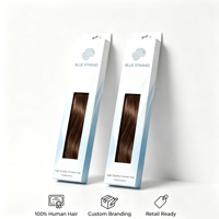 Boîte d'emballage pour extensions de cheveux en matériaux recyclés écologiques personnalisés, boîte de perruque de luxe, design rigide et robuste, emballage pour extensions de cheveux