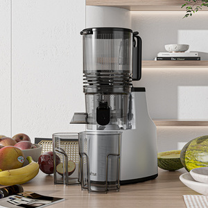Exprimidor Totalmente Automático de Cilindro Recto de Gran Diámetro Multifuncional con Separación de Pulpa y Jugo 500ml Motor DC - Product Image 1