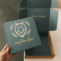 Boîtes d'expédition en carton personnalisées écologiques pour l'emballage du café Boîte d'expédition alimentaire en papier ondulé avec impression personnalisée du logo