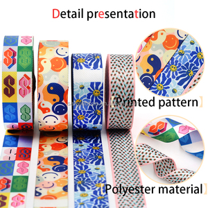 Sangle <span class=keywords><strong>en</strong></span> polyester à motif personnalisé Sangle imprimée colorée <span class=keywords><strong>de</strong></span> 38mm <span class=keywords><strong>de</strong></span> large pour sangles <span class=keywords><strong>de</strong></span> sac Décoration <span class=keywords><strong>de</strong></span> vêtements <span class=keywords><strong>Collier</strong></span> <span class=keywords><strong>de</strong></span> chien - Product Image 5