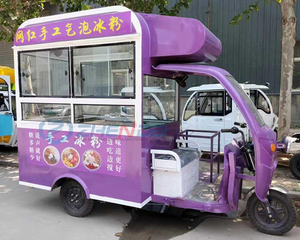 Voiture-restaurant électrique multifonctionnelle à trois roues pour le petit déjeuner, la nourriture cuite et marinée - Product Image 2
