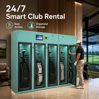 Casier intelligent de stockage et de location pour raquettes de basketball et planches de paddle, idéal pour les terrains de sport, clubs et gymnases