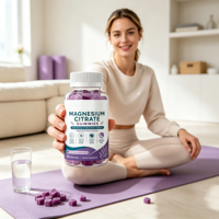 Gummies de citrate de magnésium sans sucre pour hommes et femmes, fabrication sous contrat, sans eau, pour le dropshipping en déplacement