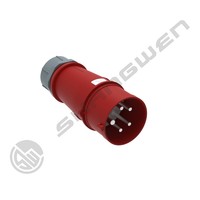 Prise mâle femelle industrielle IP44 5 broches 32A rouge, coupleur de prise industrielle IP44 5P, prise mâle femelle 220-380V