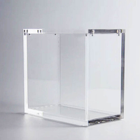 Étui de protection en acrylique épais de haute qualité avec couvercle magnétique Écologique Poke Etb Trainer Box Vitrine Surface polie