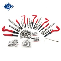 Kit de réparation de filetage 131 pièces avec inserts hélicoïdaux M5 M6 M8 M10 M12, assortiment compatible pour outils manuels d'atelier automobile