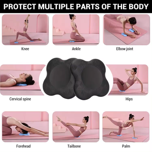 Ensemble de genouillères de <span class=keywords><strong>yoga</strong></span> professionnelles en TPE pour une stabilité accrue - Product Image 2