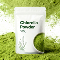 Poudre de spiruline et de chlorelle biologique en gros, personnalisable, extrait de chlorelle, poudre de chlorelle biologique