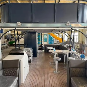 Bote de Esquí de Fibra de Vidrio Resistente de 11 Metros con Capacidad para 12 Pasajeros, Rendimiento Anti-Olas para <span class=keywords><strong>Entrenamiento</strong></span> de Surf, Botes de Remo con Capacidad para 13 Pasajeros - Product Image 2