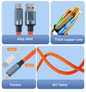 Cable USB Tipo C de 120W, 1m/2m/3ft/6ft, Cable de Carga Rápida para Teléfono, Cable de Datos, Cable de Alimentación para Samsung, Huawei, Xiaomi, iPhone 15 - Product Image 6