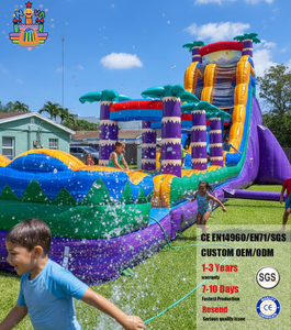 Toboggan aquatique gonflable en PVC <span class=keywords><strong>de</strong></span> grande taille, personnalisé en usine en Chine, nouveau produit à succès, <span class=keywords><strong>avec</strong></span> <span class=keywords><strong>piscine</strong></span> pour enfants, pour la <span class=keywords><strong>location</strong></span> <span class=keywords><strong>de</strong></span> fêtes pour adultes - Product Image 1