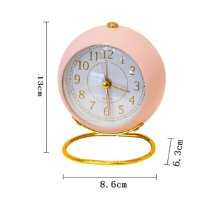 Các Nhà Sản Xuất Trực Tiếp Ánh Sáng Sang Trọng Kim Loại Sáng Tạo Đơn Giản Đồng Hồ Báo Thức Trang Trí Phòng Khách Phòng Ngủ Sinh Viên Trẻ Em Đồng Hồ Báo Thức - Product Image 3