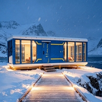 Maison Capsule Spatiale de Luxe sur Mesure avec Aménagement Intérieur Personnalisé pour Conteneur, pour le Développement de Retraites en Cave à Vin, Programme de Fourniture en Volume