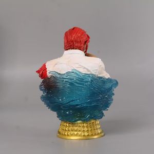 Figurines Luffy Buste PVC Anime Collection Modèle Statue Jouets d'Anniversaire pour Enfants, Figurines GK Cheveux Rouges, Figurines, 1 Pièce - Product Image 4