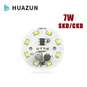 Pabrik daya tinggi E27 B22 bohlam Led bahan baku Led 7watt Dob papan modul bulat