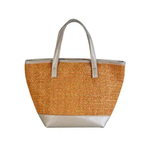 篮子包夏季海草包篮子手提包购物可重复使用的法国草包