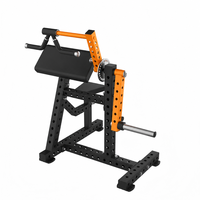 FEIFANHONGYU Équipement de musculation professionnel, Station de presse multi-positions à charge par disques pour pectoraux et épaules, Machine de musculation à levier