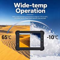 Tablette industrielle 3Rtablet VT-7 Pro 7 pouces, Android 9.0, Qualcomm Octa-core, LTE, GNSS, IP67, écran tactile capacitif, lisible en plein soleil