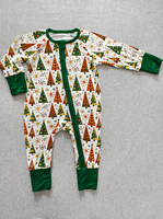 Ensemble de pyjamas de famille personnalisés en bambou, vêtements de nuit pour femmes, manches longues, deux pièces pour enfants, pyjamas de Noël pour la famille