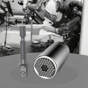 Aanpasbare Roestvrijstalen Draagbare Gereedschapsset Universele Multifunctionele 7-19Mm <span class=keywords><strong>Socket</strong></span> Handmof Oem Ondersteuning - Product Image 3