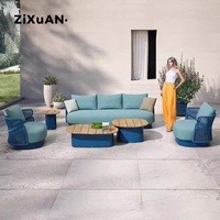 Mobilier d'hôtel et de restaurant, canapé de salon, mobilier de café, mobilier de jardin nordique moderne, chaises de piscine de luxe en rotin tressé rustique pour l'extérieur