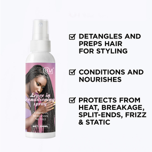 Étiquette personnalisée perruque <span class=keywords><strong>cheveux</strong></span> brouillard naturel Anti-frisottis démêler profondément hydratant nourrir <span class=keywords><strong>cheveux</strong></span> brouillard spray - Product Image 3