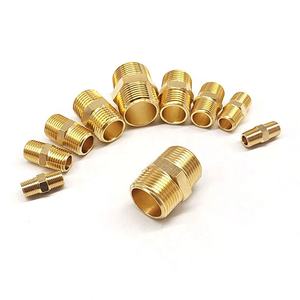 1/2 macho a 3/8 macho rosca reducir pezón accesorios de tubería de latón - Product Image 3