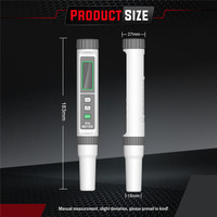 HT630A/B Personnalisé ODM OEM Stylo Type Mini Poche Aquarium Eau Alimentaire Température Numérique PH-Mètre ABS Matériel 0.1pH Précision LR44