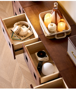 Mueble de Almacenamiento Lateral de Madera Sólida, Estilo Moderno de Mediados de Siglo, para el Hogar, Dormitorios, Salas de Estar y Bar - Product Image 6