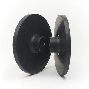 NANWEI <strong>Black</strong> Marble <strong>Drawer</strong> Pull Double Side Round Stone Multi-function <strong>Modern</strong> Minimalist Furniture Hardware for Kitchen - Product Image 4