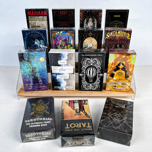 Nova Chegada Produtos Espirituais Completo Colorido Dos Desenhos Animados Personalizado Impressão Jogo De Mesa Tarot Jogando Cartas Para Presente - Product Image 3