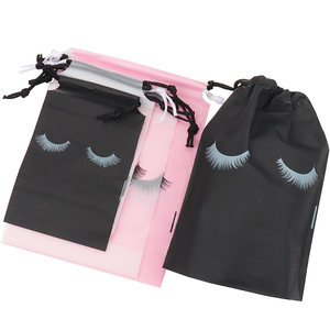 Reusable <b>Drawstring</b> Eyelash Extension Storage <b>Bag</b> <b>Waterproof</b> Lash Tool Pouch Gift <b>Bag</b> - Product Image 4