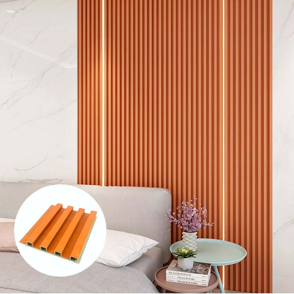 3D Fluted WPC Wall Panel for Apartment Interior Modern Design ...