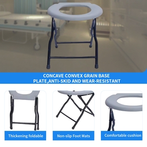 Potty for Adults Price Mobility Bath Knee Toilet Chair Bedside <strong>Commode</strong> JL898 Folding <strong>Portable</strong> <strong>Commode</strong> Toilet Chair for Elderly - Product Image 3