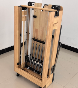 Máquina Reformer Plegable de Roble, Equipo de Gimnasio Plegable para el Hogar, Reformer Comercial - Product Image 5