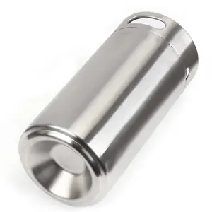 Stainless Steel 304 Mini Beer Growler 10L Keg for Soda Coffee or Other Liquid 2.5 Gallon