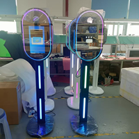 Photomaton portable prêt à l'emploi avec logiciel gratuit intégré, écran tactile 15,6 pouces, machine photo DSLR