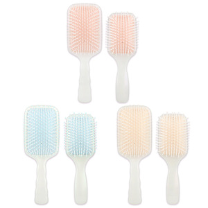 Wide Blade <b>Hair</b> <b>Comb</b> Plastic Massage Cushion Anti Static For Wet Dry Use Multifunction Rectangle Design - Product Image 4