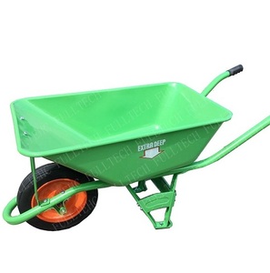 Brouette en acier robuste sécurité extra résistante ARTCO Merah brouette à roues de 4 pieds entrepreneur vert Gerobak Sorong Original - Product Image 4